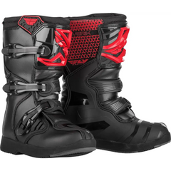 Youth Maverik Boots Red/Black Sz 06