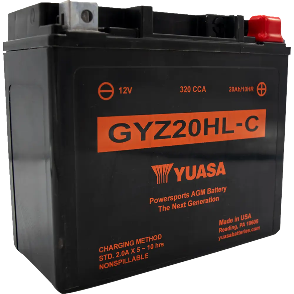 YUASA AGM Battery - GYZ20HL-C YUAM720GHC