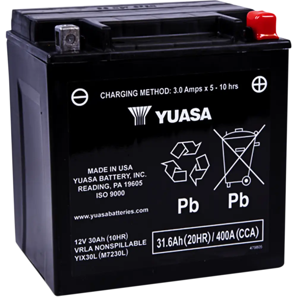 YUASA AGM Battery - YIX30L YUAM7230L