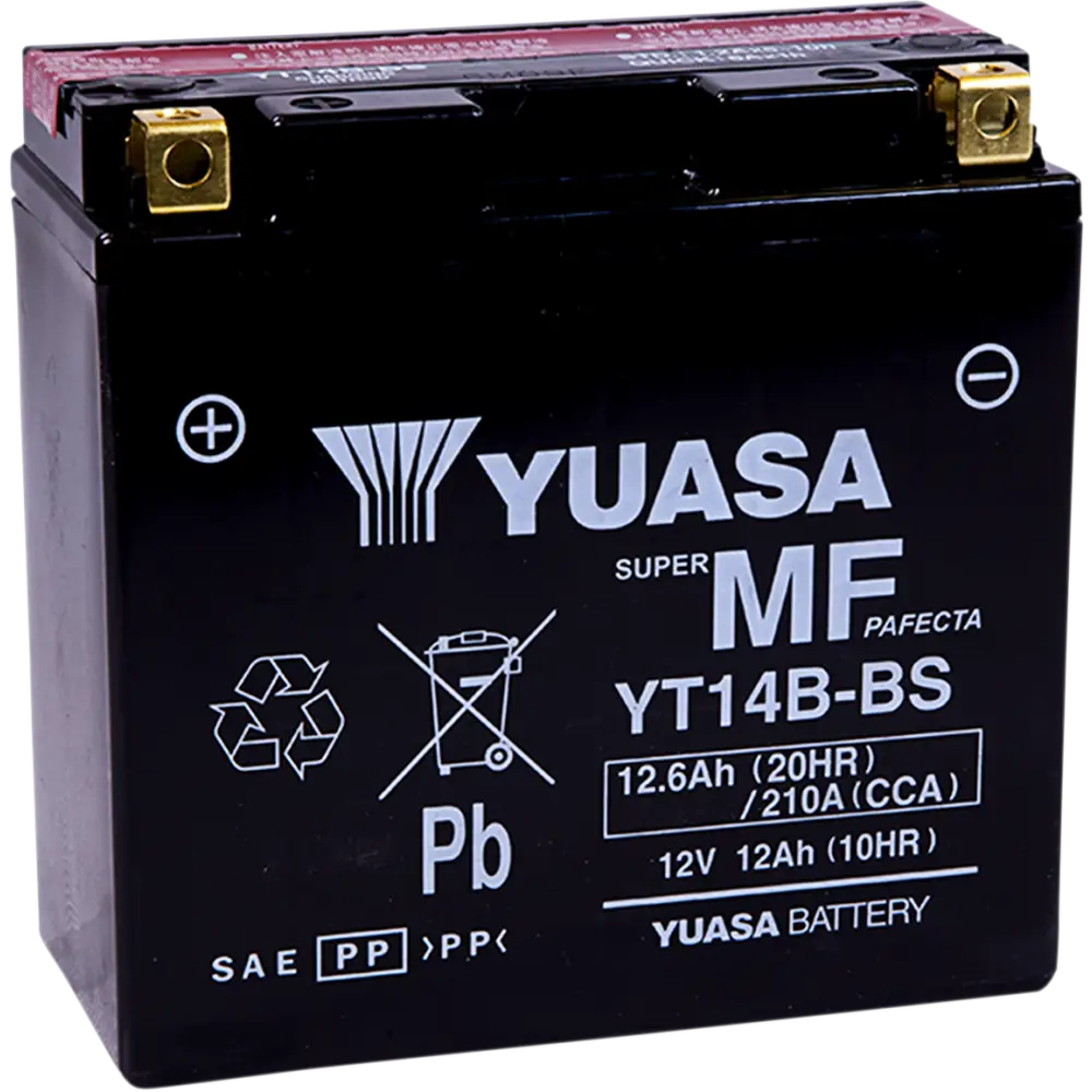 YUASA AGM Battery - YT14B-BS - .60 L YUAM624B4