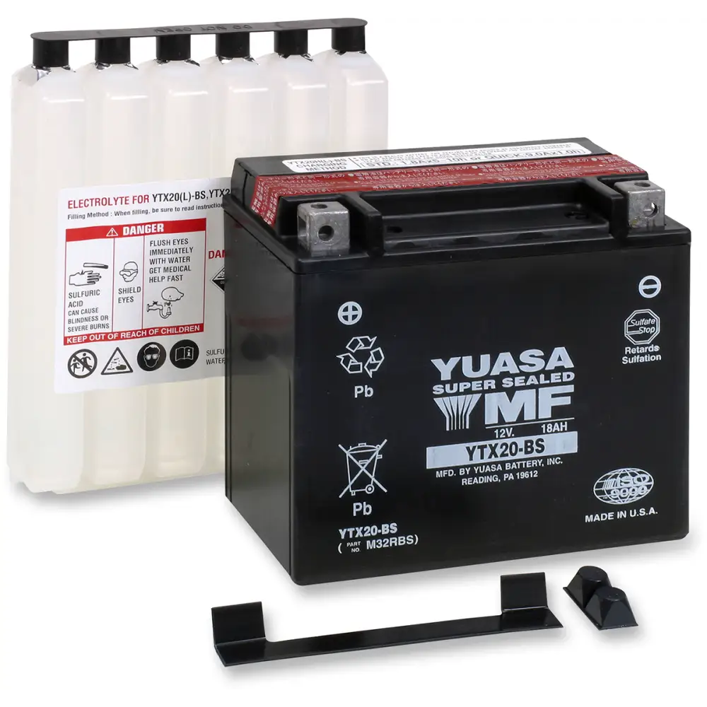 YUASA AGM Battery - YTX-20BS - .93 L YUAM32RBS