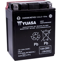 YUASA AGM Battery - YTX14AHL-BS .66 L YUAM62H4L