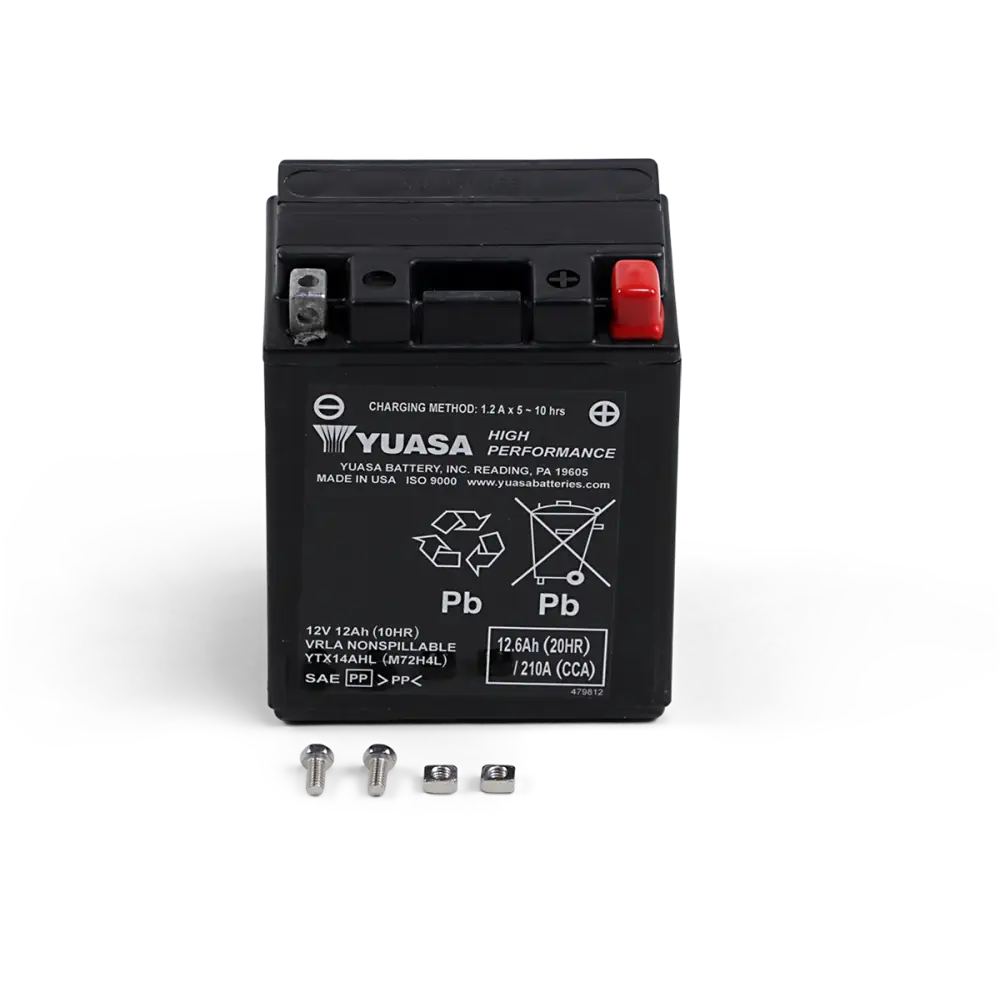 YUASA AGM Battery - YTX14AHL YUAM72H4L