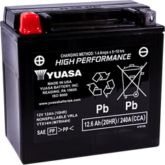 YUASA AGM Battery - YTX14H YUAM7RH4H
