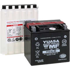YUASA AGM Battery - YTX14L-BS - .69 L YUAM3RH4L