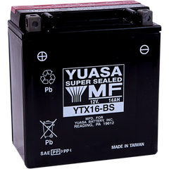 YUASA AGM Battery - YTX16-BS - .78 L YUAM32X6S