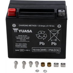 YUASA AGM Battery - YTX20 YUAM42RBS