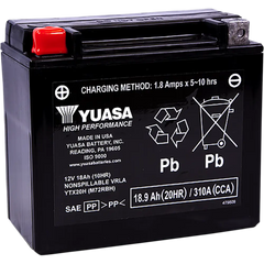 YUASA AGM Battery - YTX20H YUAM72RBH