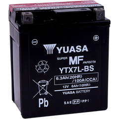 YUASA AGM Battery - YTX7L-BS - .33 L YUAM327BS