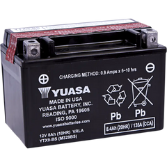 YUASA AGM Battery - YTX9-BS - .40 L YUAM329BSTWN