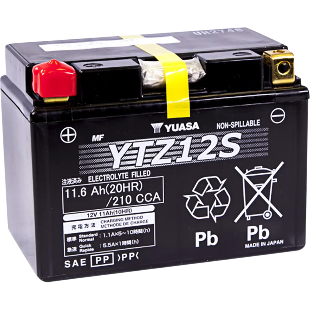 YUASA AGM Battery - YTZ12S YUAM7212A