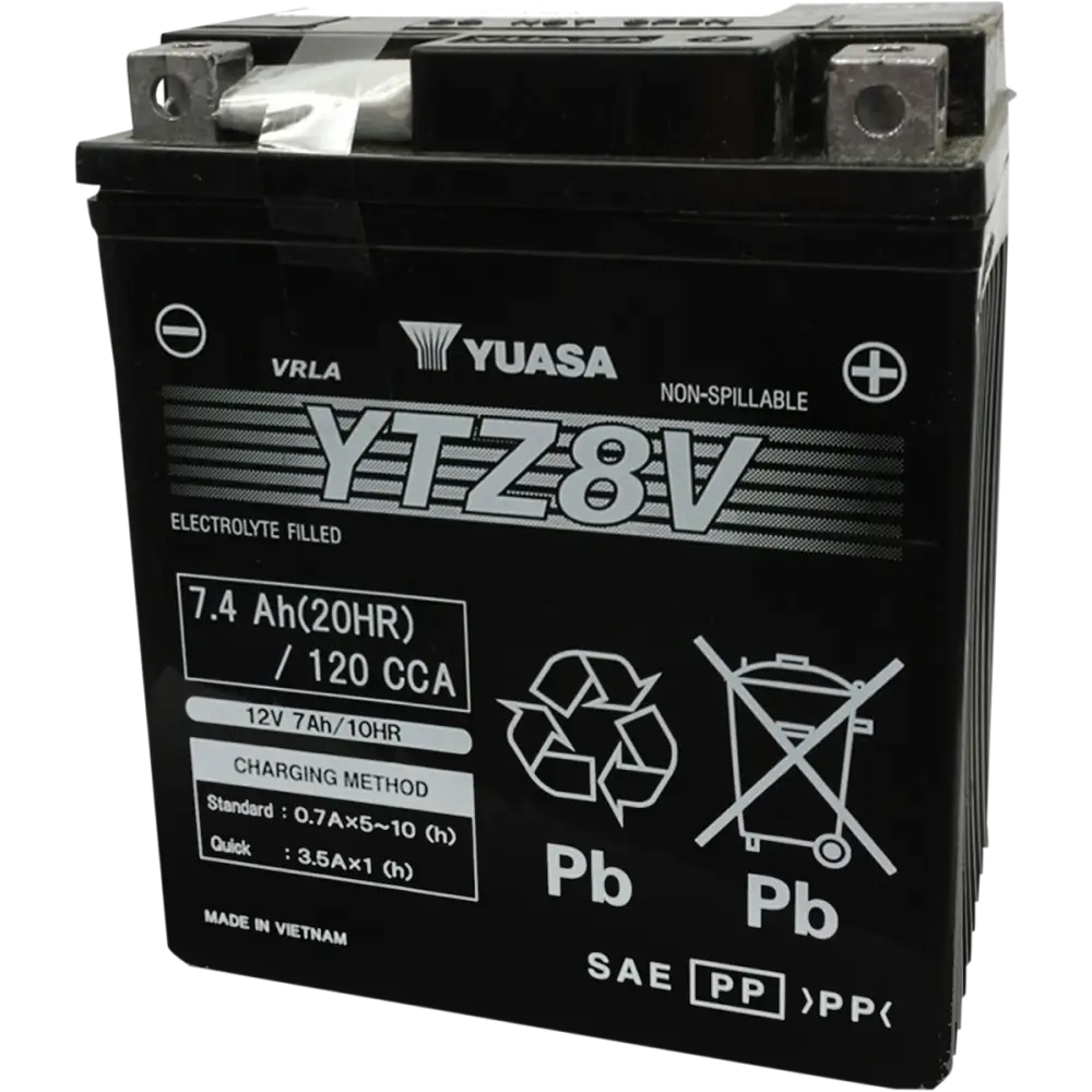 YUASA AGM Battery - YTZ8V YUAM728ZV
