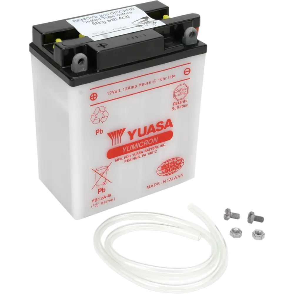 YUASA Battery - YB12A-B YUAM222AB