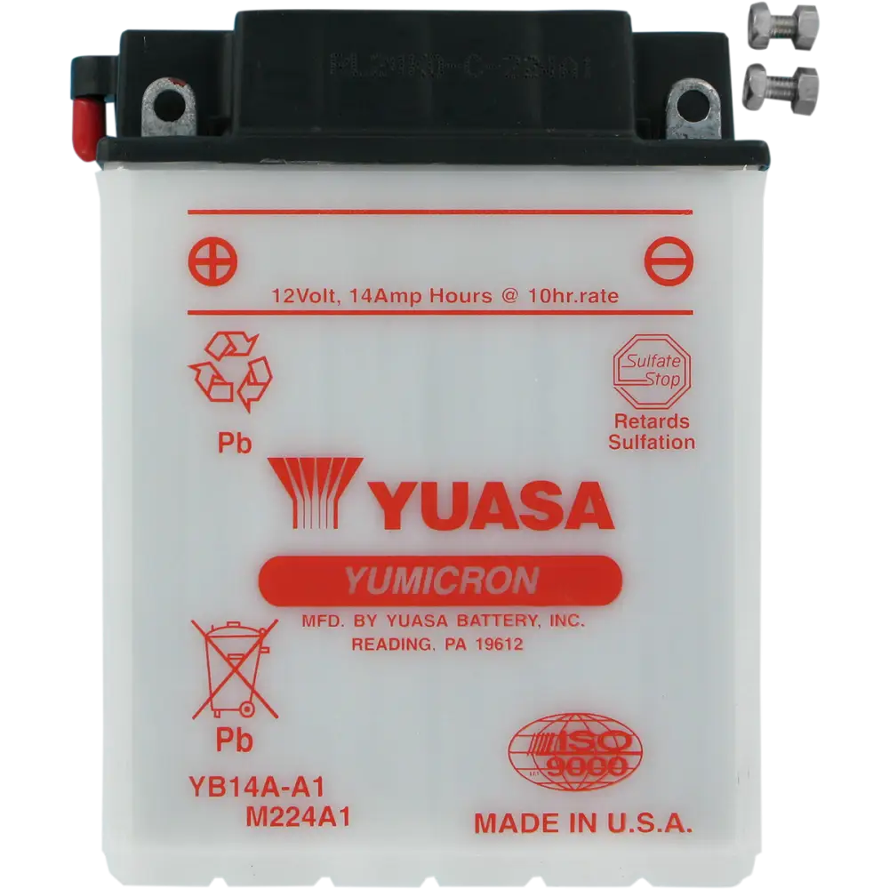 YUASA Battery - YB14A-A1 YUAM224A1IND