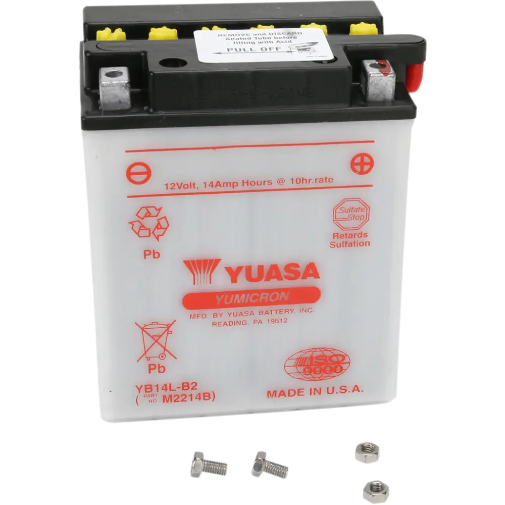 YUASA Battery - YB14L-B2 YUAM2214BIND
