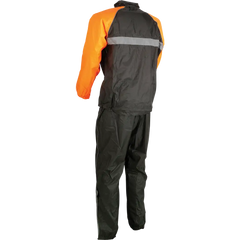 Z1R 2-Piece Rainsuit - Black/Orange - Small 2851-0529
