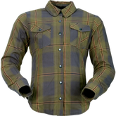 Z1R Ashwood Women's Flannel - Olive - Medium 3041-0686