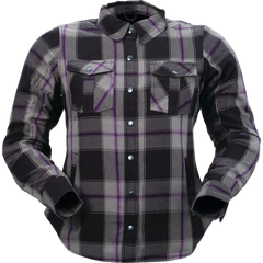 Z1R Ashwood Women's Flannel - Purple - 2W 3041-0682