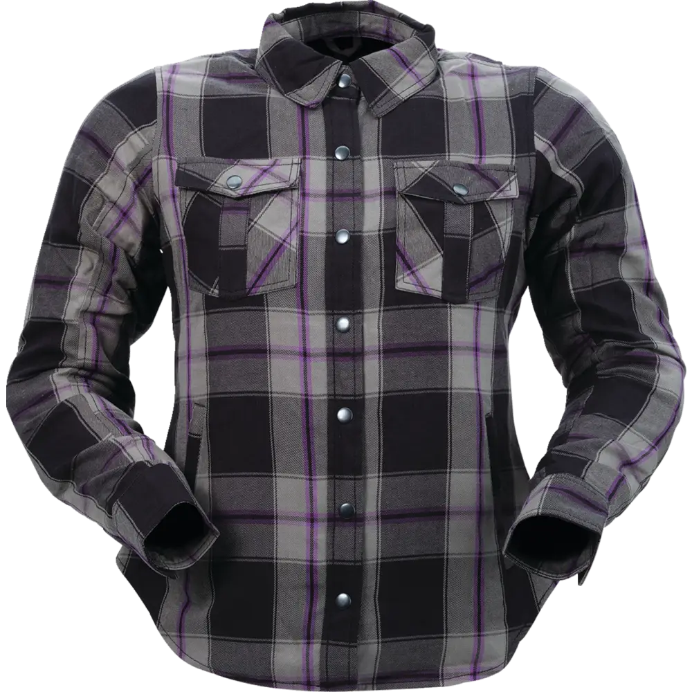 Z1R Ashwood Women's Flannel - Purple - XL 3041-0680