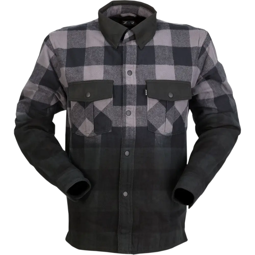 Z1R Duke Ombre Flannel - Gray/Black - 4XL 2840-0163
