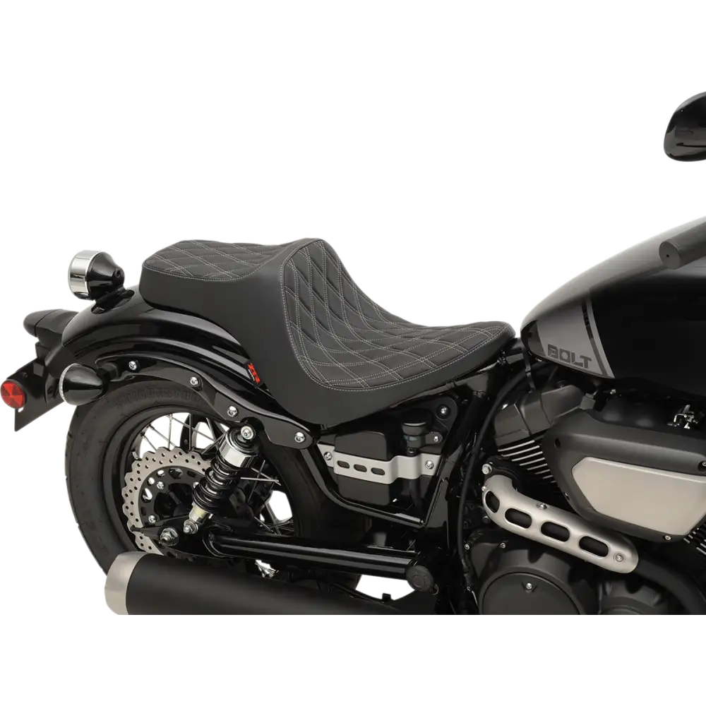 Z1R Predator III Seat - Diamond - Silver Stitching - Bolt 0810-2070