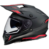 Z1R Range Helmet - Uptake - Black/Red - Medium 0140-0015