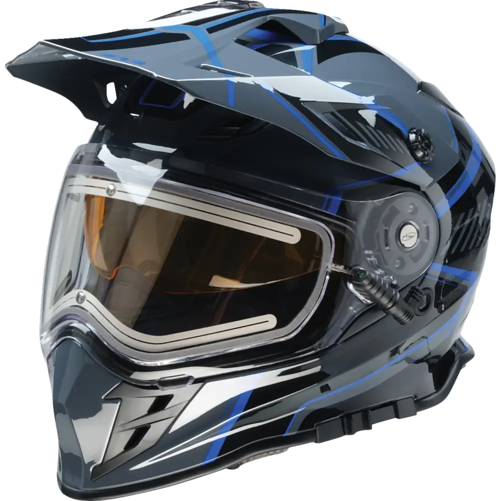 Z1R Range Snow Helmet - Rotor - Black/Blue - Medium 0101-17255