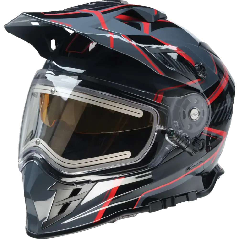 Z1R Range Snow Helmet - Rotor - Black/Red - Large 0101-17232