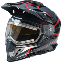 Z1R Range Snow Helmet - Rotor - Black/Red - Large 0101-17232