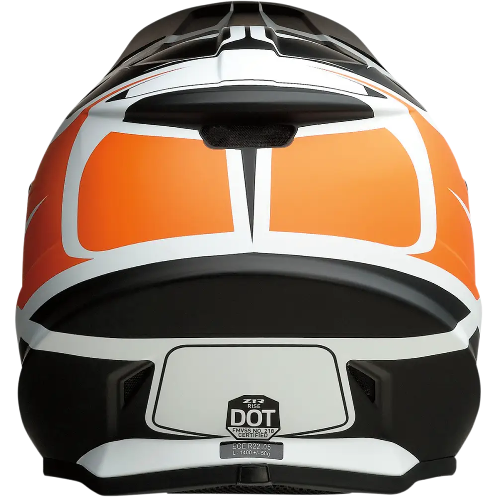 Z1R Rise Helmet - Flame - Orange - Large 0110-7235