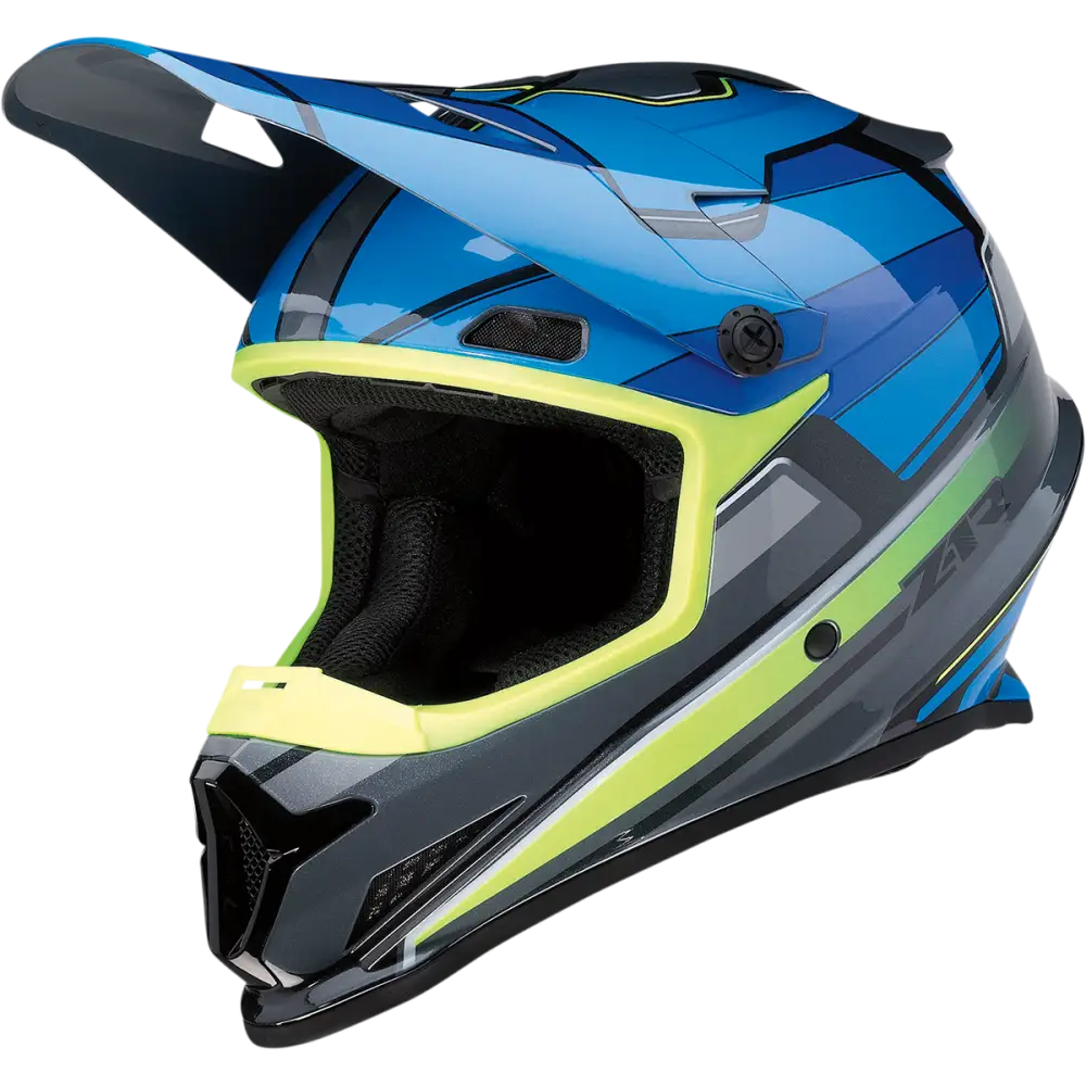 Z1R Rise Helmet - MC - Blue/Hi-Viz - 2XL 0110-7197