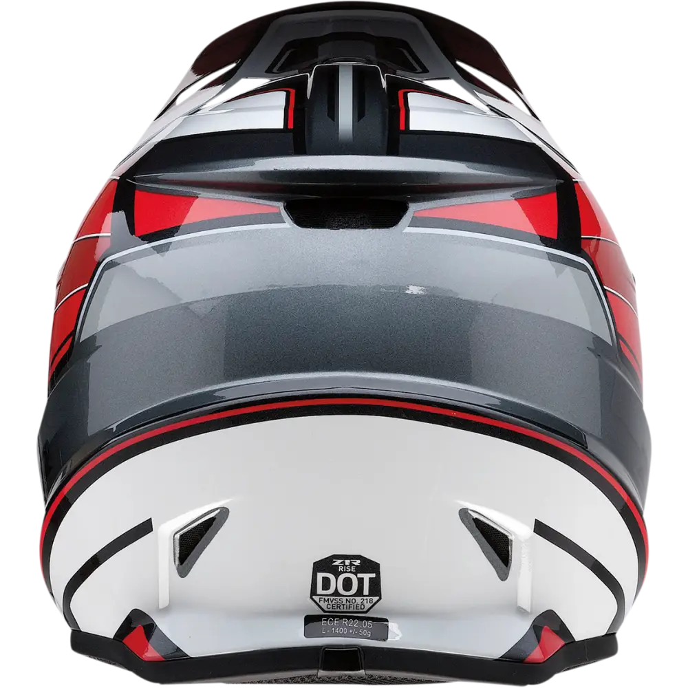 Z1R Rise Helmet - MC - Red/Gray - Small 0110-7209