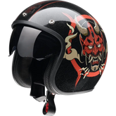 Z1R Saturn Helmet - Devilish - Gloss Black/Red - Medium 0104-2878