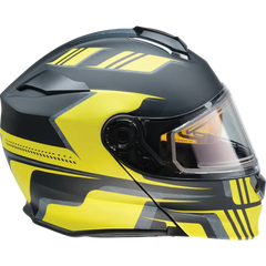 Z1R Solaris Helmet - First Tracks - Electric - Dual Pane - Black/Hi-Viz - 2XL 0120-0842