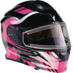 Z1R Solaris Helmet - First Tracks - Electric - Dual Pane - Black/Pink - XS 0120-0843