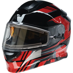 Z1R Solaris Helmet - First Tracks - Electric - Dual Pane - Black/Red - Medium 0120-0827