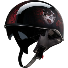 Z1R Vagrant Helmet - Red Catrina - Black/Red - XL 0103-1317