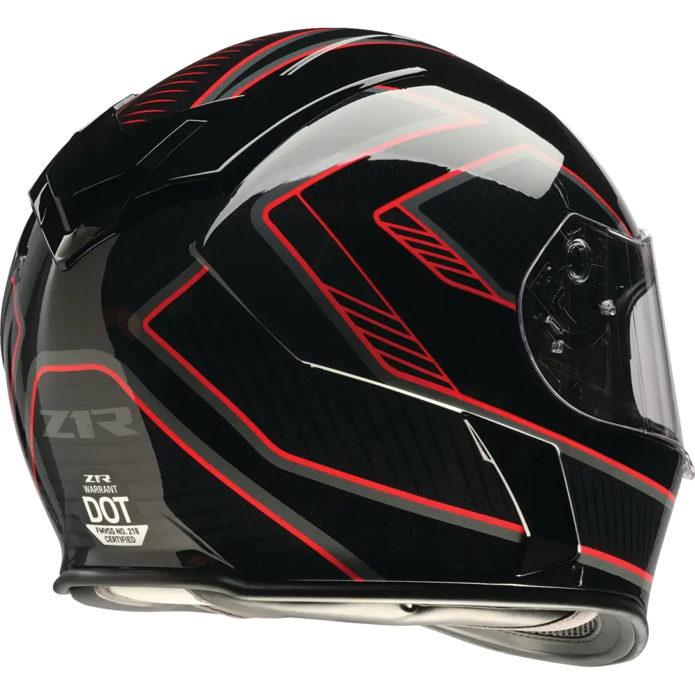 Z1R Warrant Helmet - Amplify - Black/Red - XL 0101-17895