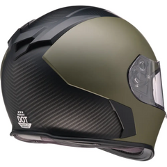 Z1R Warrant Helmet - Carbon - Green - Small 0101-17433