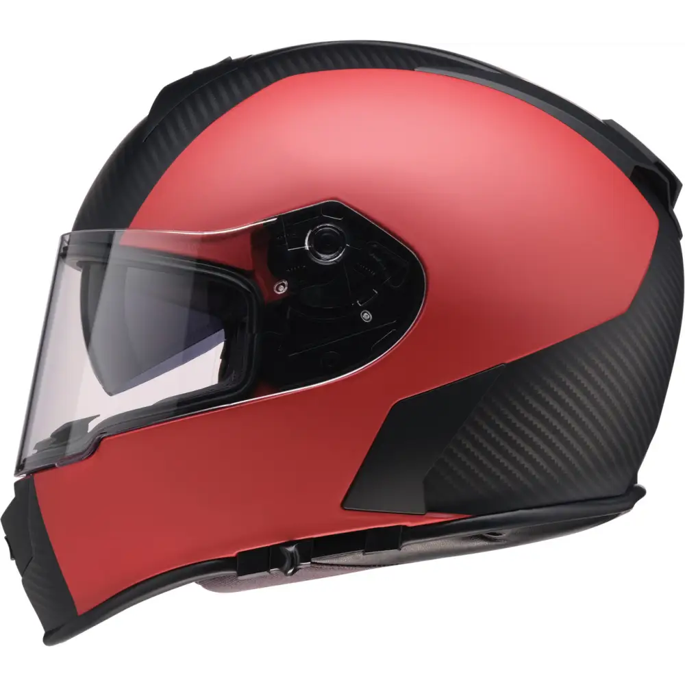 Z1R Warrant Helmet - Carbon - Red - Small 0101-17427