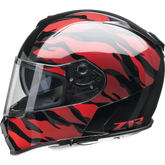 Z1R Warrant Helmet - Panthera - Black/Red - 2XL 010115210