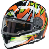 Z1R Warrant Snow Helmet - Neuron - Orange/Green - Medium 0101-17225