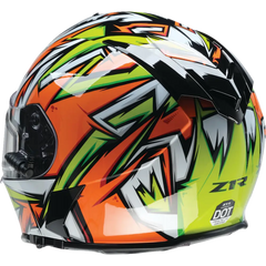 Z1R Warrant Snow Helmet - Neuron - Orange/Green - XS 0101-17223