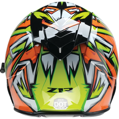 Z1R Warrant Snow Helmet - Neuron - Orange/Green - XS 0101-17223