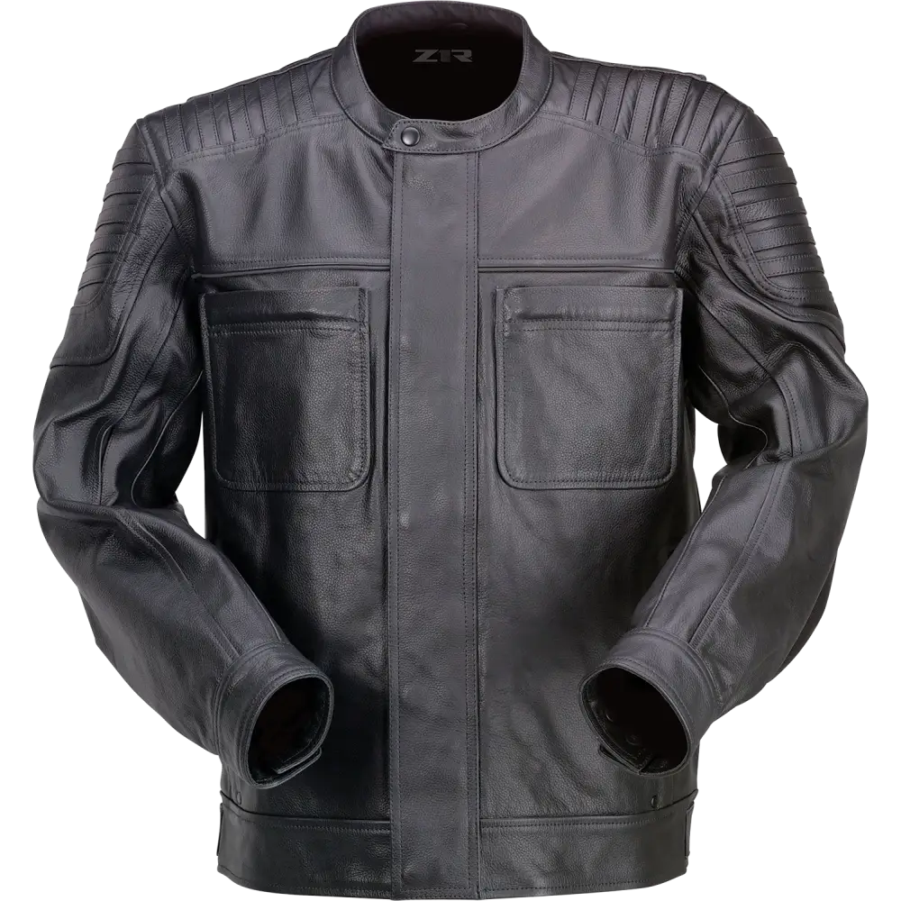 Z1R Widower Leather Jacket - Black - 4XL 2810-3975