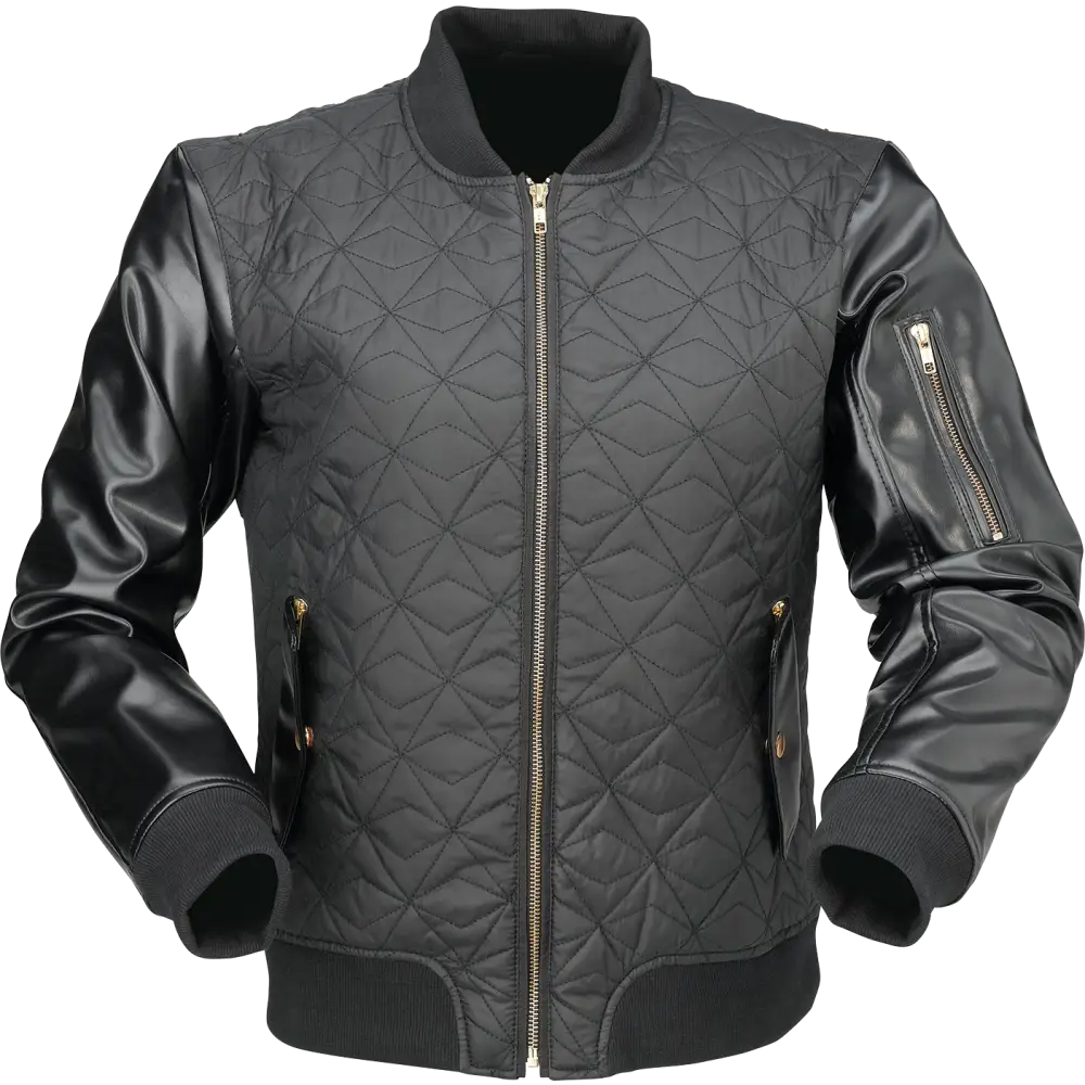 Z1R Women's Bomber Jacket - Black - 1W 2822-1502