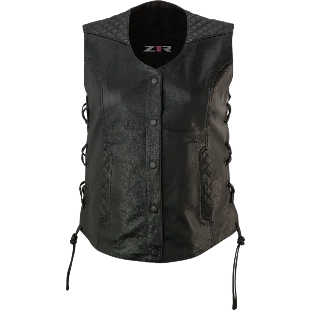 Z1R Women's Gaucha Vest - Black - Large 2831-0074