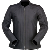 Z1R Women's Matchlock Leather Jacket - Black - XS 2813-1025