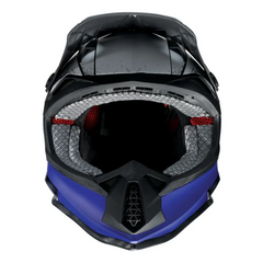 Z1R Youth F.I. Helmet - Fractal - MIPS? - Matte Black/Blue - Large 0111-1513