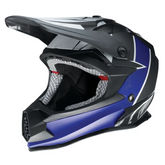 Z1R Youth F.I. Helmet - Fractal - MIPS? - Matte Black/Blue - Large 0111-1513